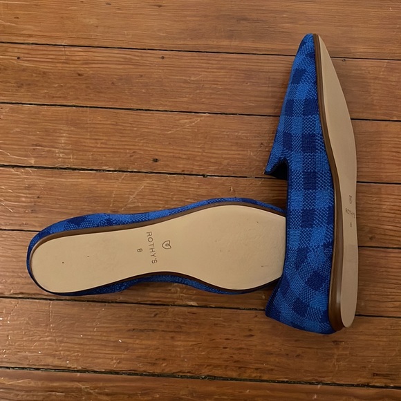 Rothy’s limited edition gingham check flat size 8 - Picture 2 of 4